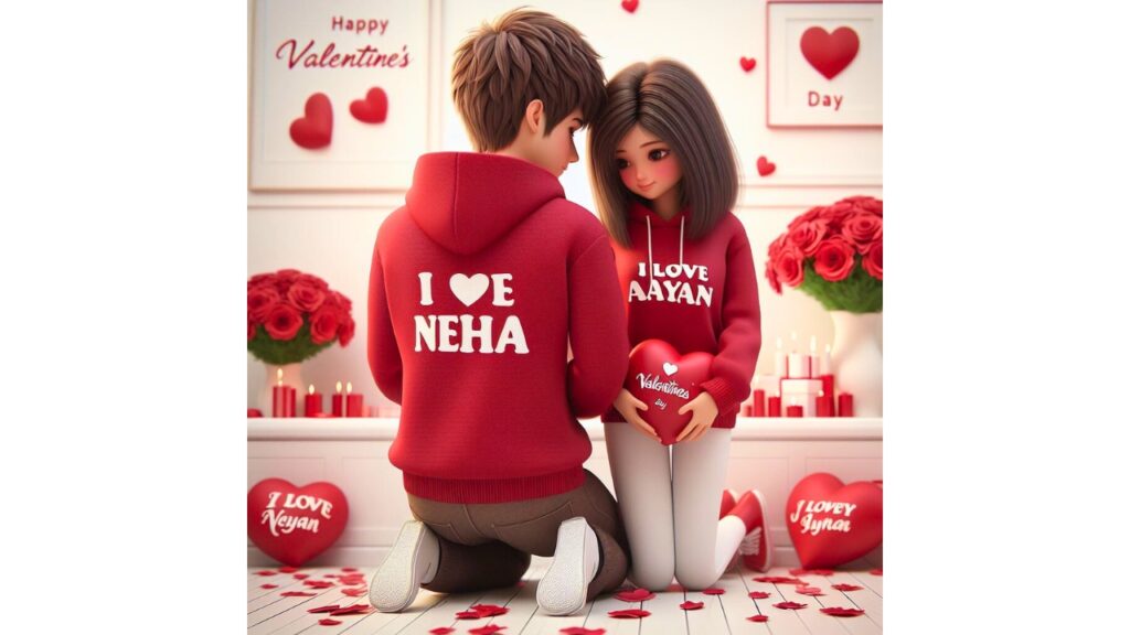 Happy Valentine Day AI Photo 